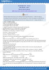 Đề thi giữa kì 1 Hóa 11 Chân trời sáng tạo - Đề số 4